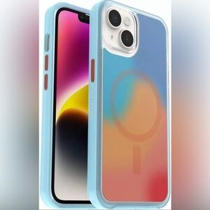 OtterBox Symmetry MagSafe Case for iPhone 13 / 14 Colorful Gossamer New in Box